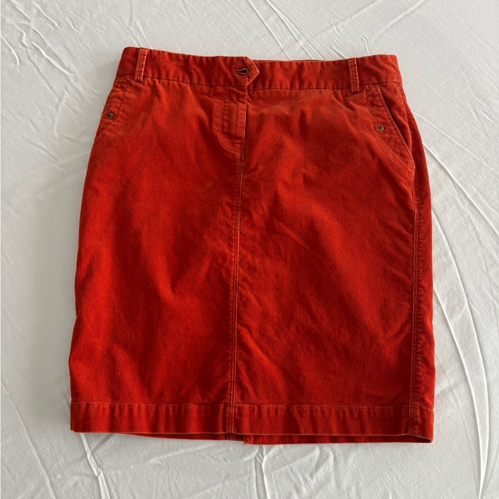 Corduroy Orange J. Crew Skirt ☄️